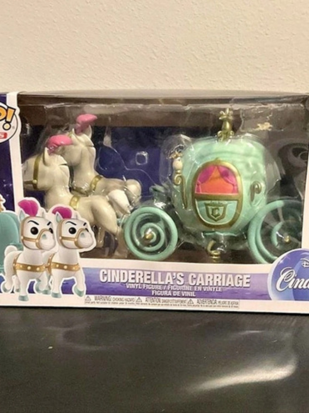 Funko Pop! Rides Cinderella's Carriage #78 Disney Collectible